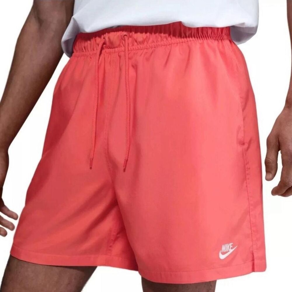 Nike Men's Orange and Red Shorts